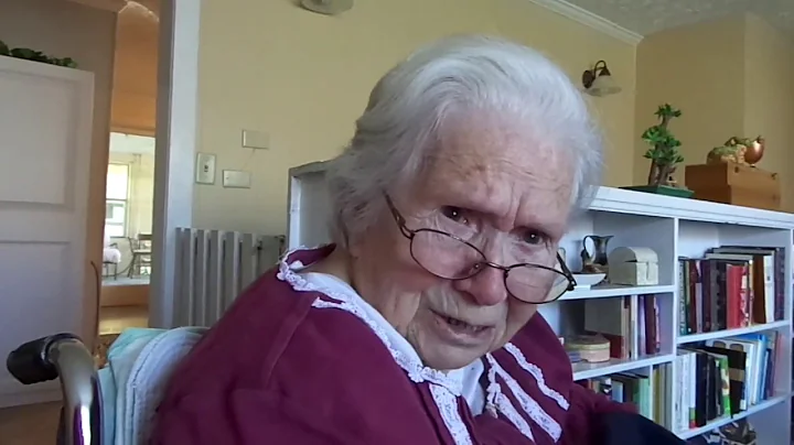 Betty Evelyn McMillan Barnes reciting "The Goblins...