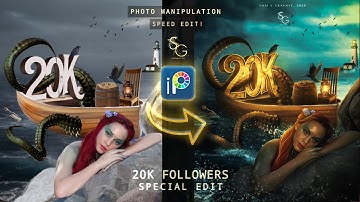 Speed Edit 001: Photo Manipulation (20K Special Edit) - IbisPaintX