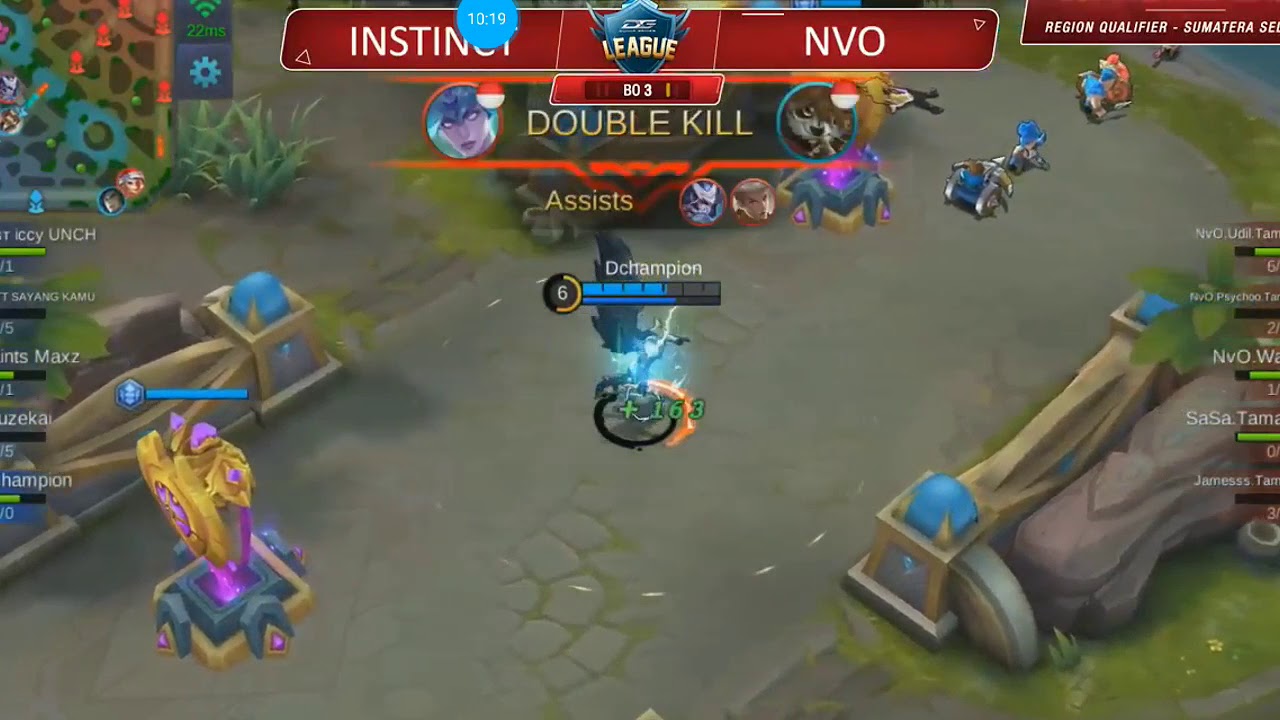 Lord Udil Savage 4 Kali Final Qualifier Dunia Games League Region Sumsel Nv Onic vs Instinc Match 2