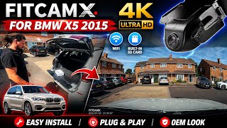 Unboxing &amp; Installation DashCam FITCAMX OEM Fitment BMW X5 2015