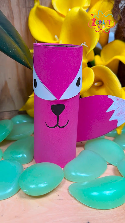 DIY Paper Fox 🦊 | Easy Craft for Kids  #diy #craft #craftyfun #kids