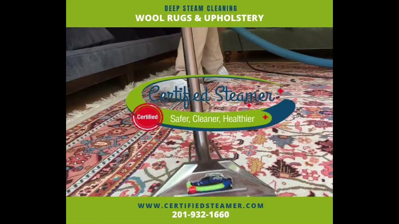 ASMR Area Rug Cleaning Near me/North Jersey. Deep Steam Cleaning