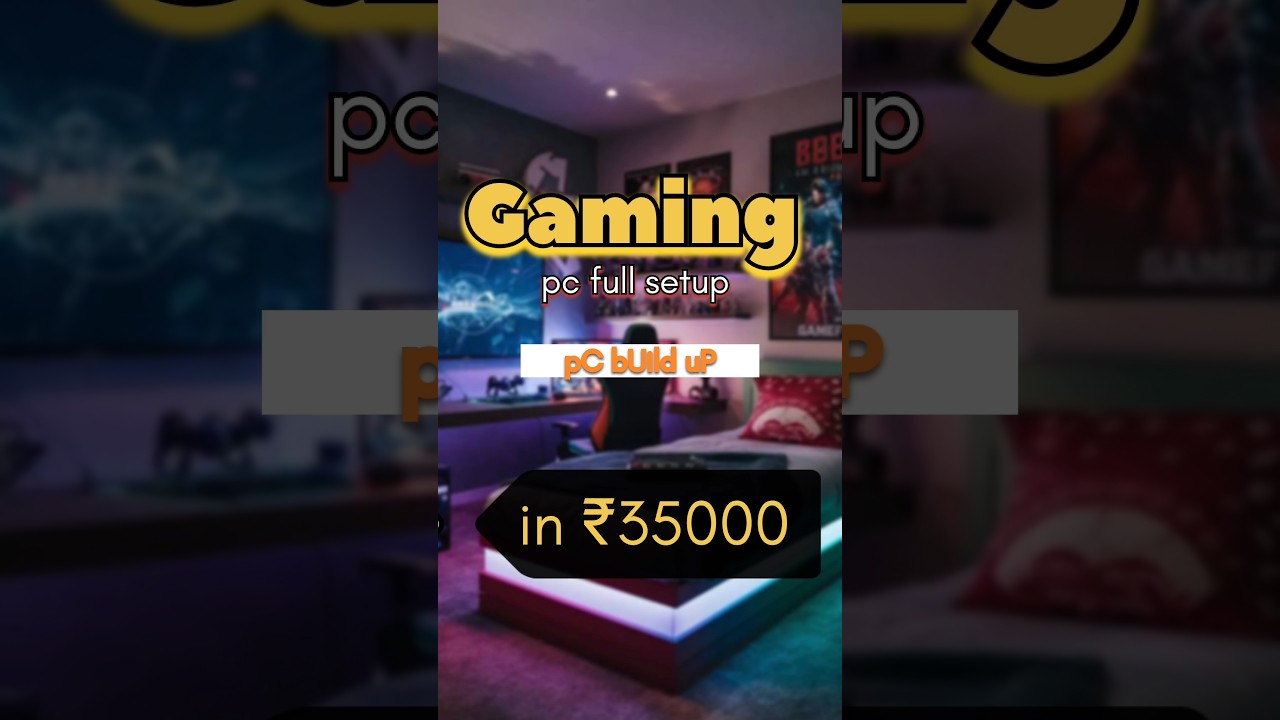 gaming pc setup in ₹35k💰🤑#shorts #pc