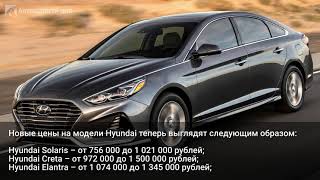 В России подорожали автомобили Hyundai