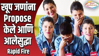 अकश ह मझ Crush Rapid Fire With Tejaswini Pandit Lokmat Manoranjan