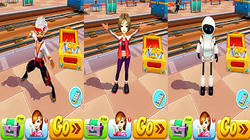 Subway Princess Runner Game : 3 Different Characters Run | Android/iOS Gameplay HD