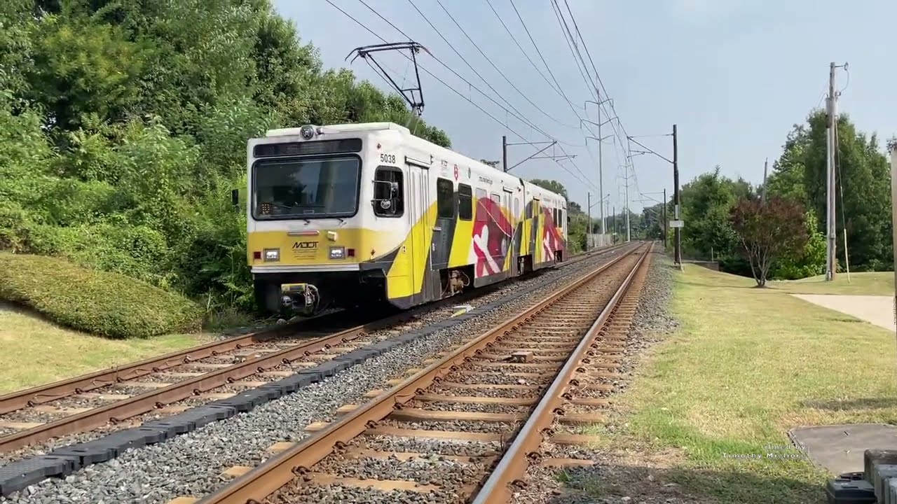 The Lightrail in Baltimore, Maryland, USA 2025