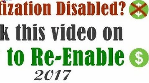 how to enabled youtube Monetization [Fix Disabled Problem] [Latest]- 2017