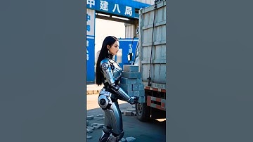 This robot is moving bricks at the construction.. #robots #ai #airobots