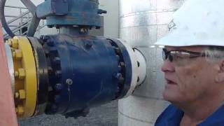 Gas valve lube accident Employee explanation