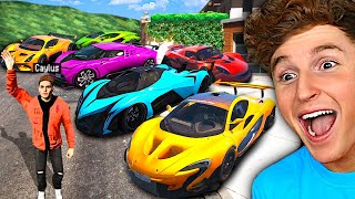 Collecting Rare TRILLIONAIRE SUPERCARS In GTA 5! (Mods)