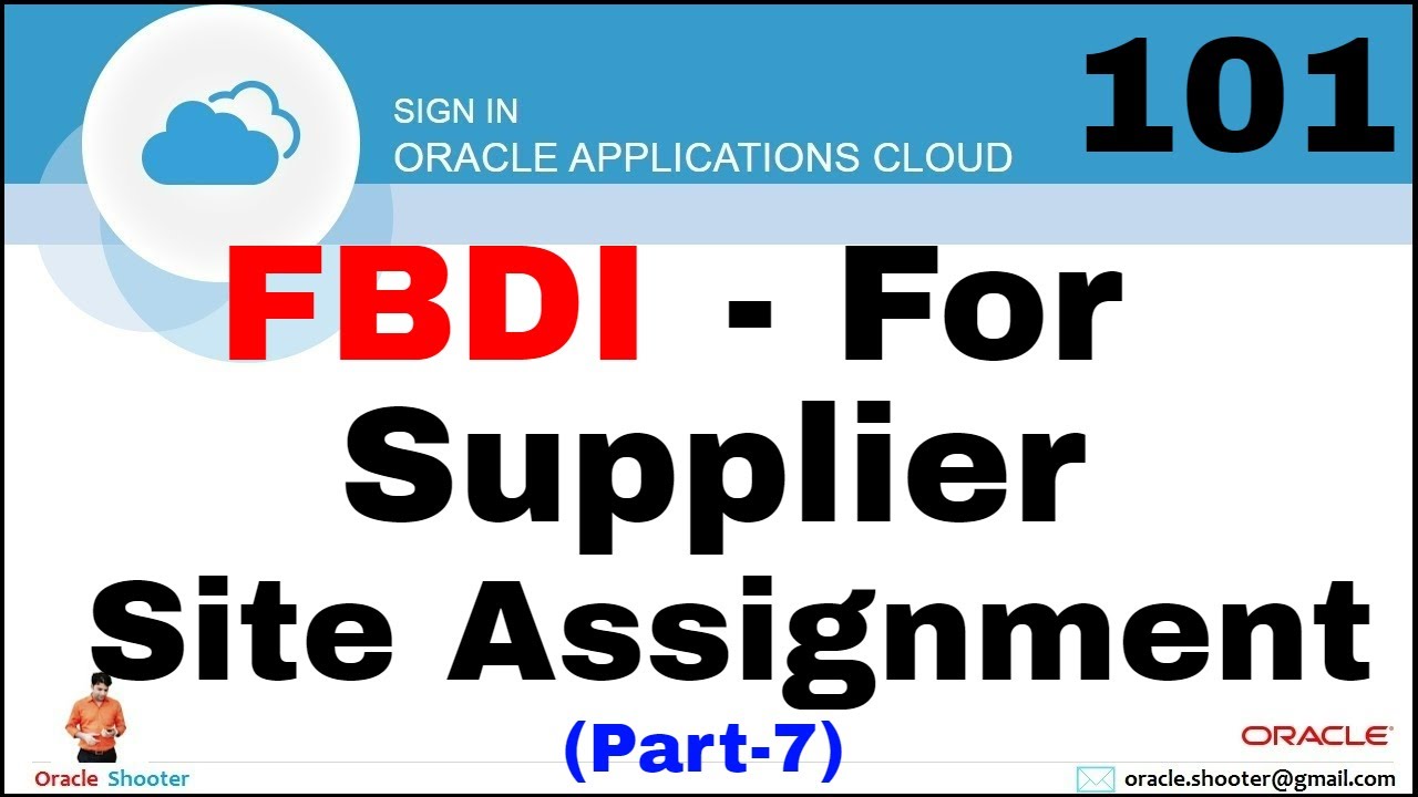 supplier site assignment in oracle fusion