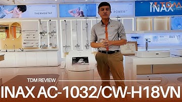 TDM.VN | Review bồn cầu điện tử INAX AC-1032/CW-H18VN bàn cầu 1 khối nắp thông minh chính hãng