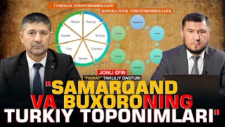 🔴"Samarqand-u Buxaraning türkçä toponimlari" #fikratuz