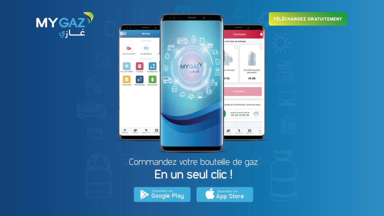 Application My Gaz - YouTube