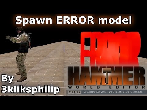 CS GO SDK tutorial - Terrorist appearing as error in Hammer - fix