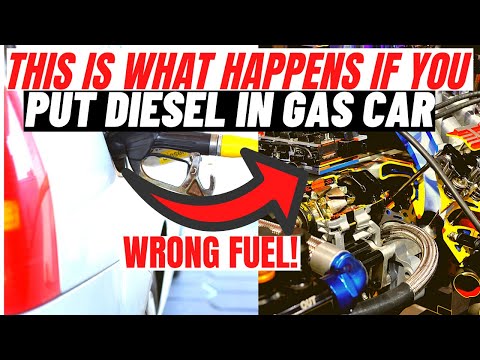 This is WHAT HAPPENS if you put DIESEL in a GAS Car