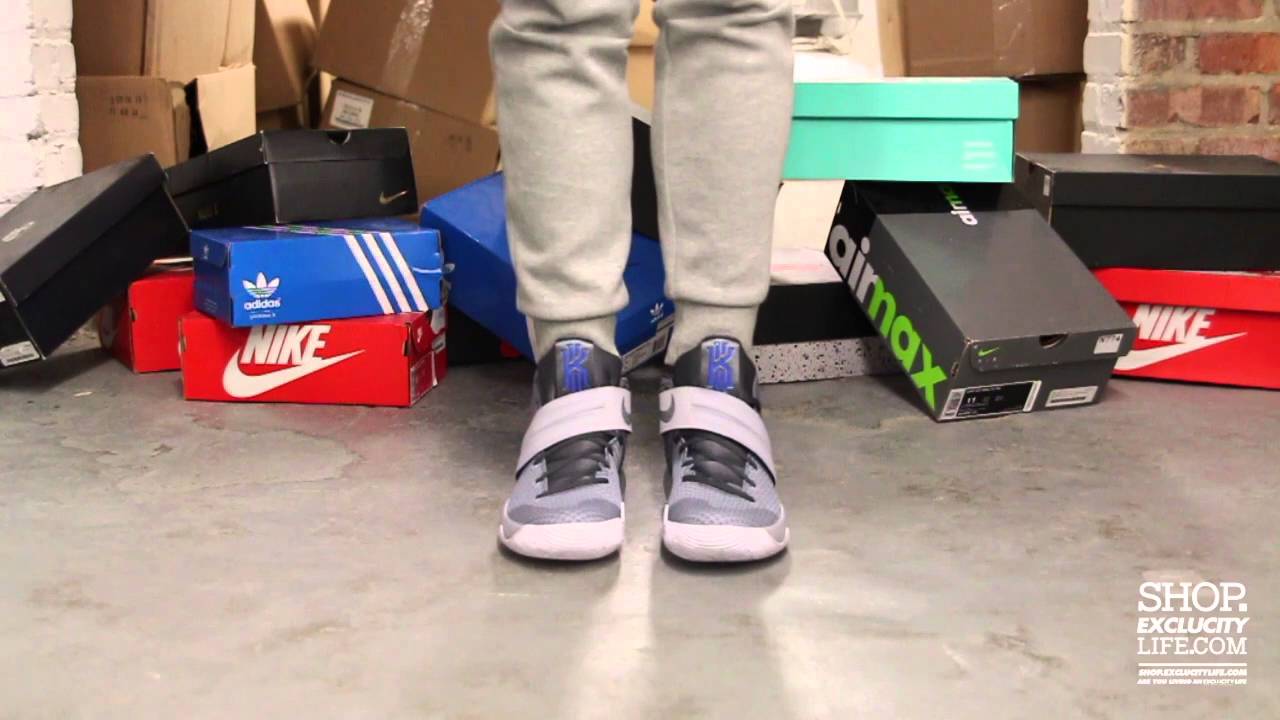 Kyrie 2 "Wolf Grey" feet Video at Exclucity YouTube