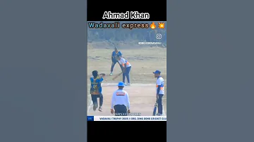 Ahmad Khan Cricket 