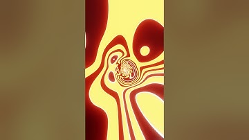 Hypnotic Orange White Abstract 3D Tunnel Motion Lines Pattern Cool VJ Loop Background #Shorts