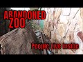 ABANDONED ZOO | Inhabited By A Family UGUE HELPING THE HOMELESS