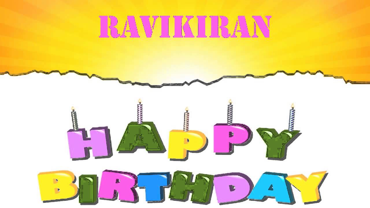 RaviKiran   Wishes  Mensajes Happy Birthday Happy Birthday