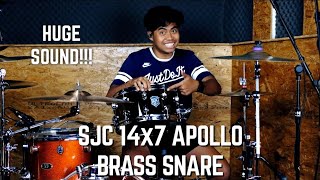 SJC SNARE 14x7 APOLLO BRASS | APM GEAR REVIEW