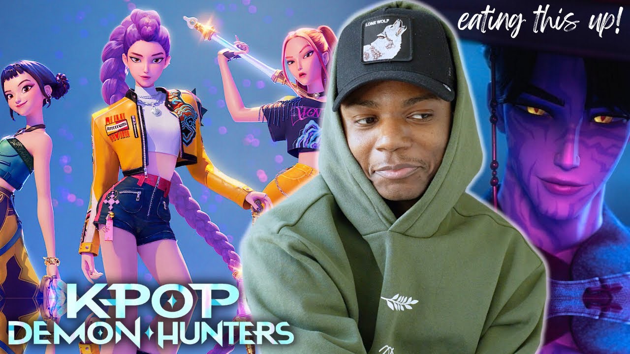 watching KPOP DEMON HUNTERS for the first time & y’all know I ate every minute of this up!!