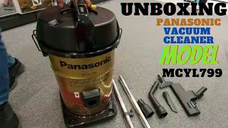 Unboxing Panasonic Vacuum Cleaner 21 l 2400 W MCYL799 Gold/Black