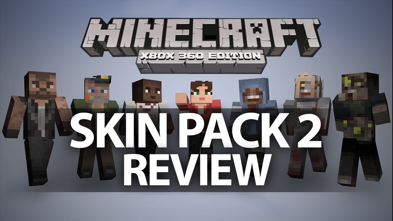 Minecraft (Xbox 360): NEW SKIN PACK 3 DLC REVIEW 