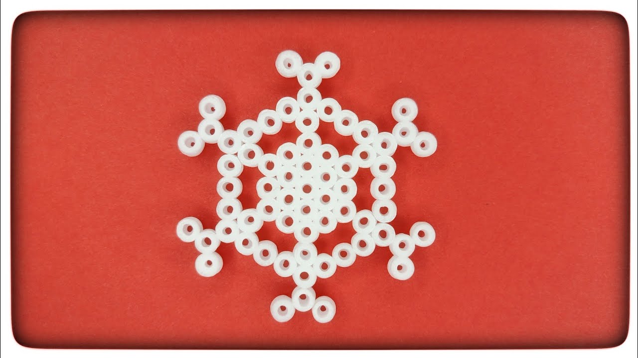 Perler Bead Snowflakes | DIY | Tutorial - YouTube