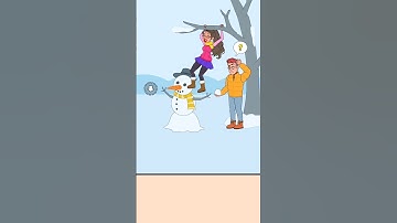 Snowman balls: Impossible date 😍 Android X iOS #shorts