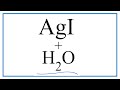 Dissolution of Silver Iodide Concepts