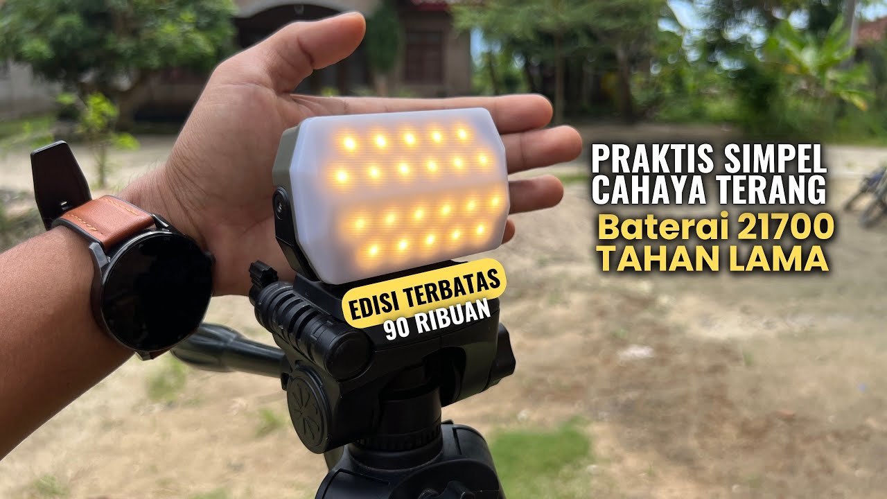 90 ribuan • Lampu Camping / Emergency Kecil Terang Tahan Lebih dari 12 Jam • KXK-K3
