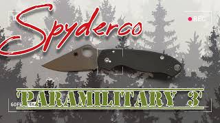 An Iconic Knife Gets a New Steel  The Spyderco Paramilitary 3 in S45VN #para3