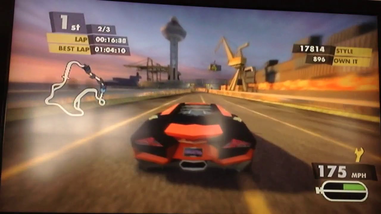 Need for Speed: Nitro (Wii) - Arcade - Circuit Race - Keppel Harbour | Lamborghini Reventón