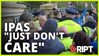 Report from 24/7 protest at Newtownmountkennedy IPAS site