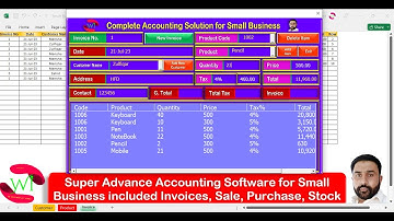 Super advance accounting solution for small Business in Excel VBA (Part1)📊💼
