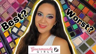 Ranking All Of My Gourmande Girls Palettes | From Worst To Best + Swatches!