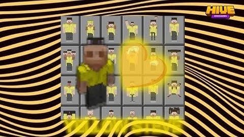 ✅️+40 Minecraft Yellow Steve Skin Pack For APK 1.21.124🔥 | Works On HIVE🐝