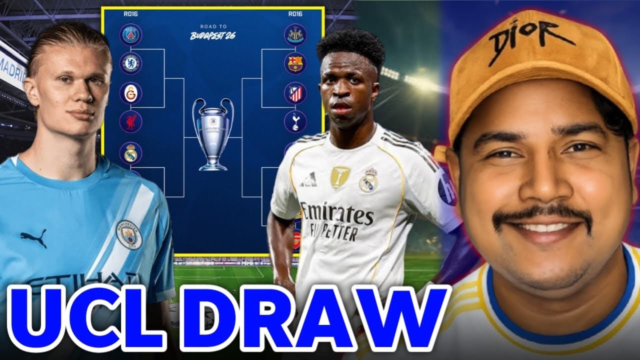 UCL U-16 DRAW !! Again Real Madrid 🛠️ Manchester City !! FT YUBRAJ 
