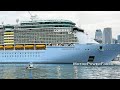 Royal Caribbean Freedom Of The Seas Leaving the Port of Miami