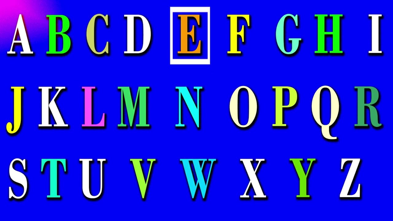 Learn to read English alphabet