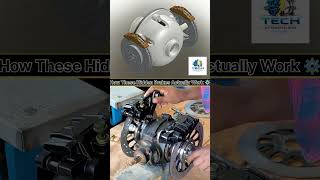 ⚙️ How These Hidden Brakes Actually Work | Disc Brake Engineering Explained #Shorts