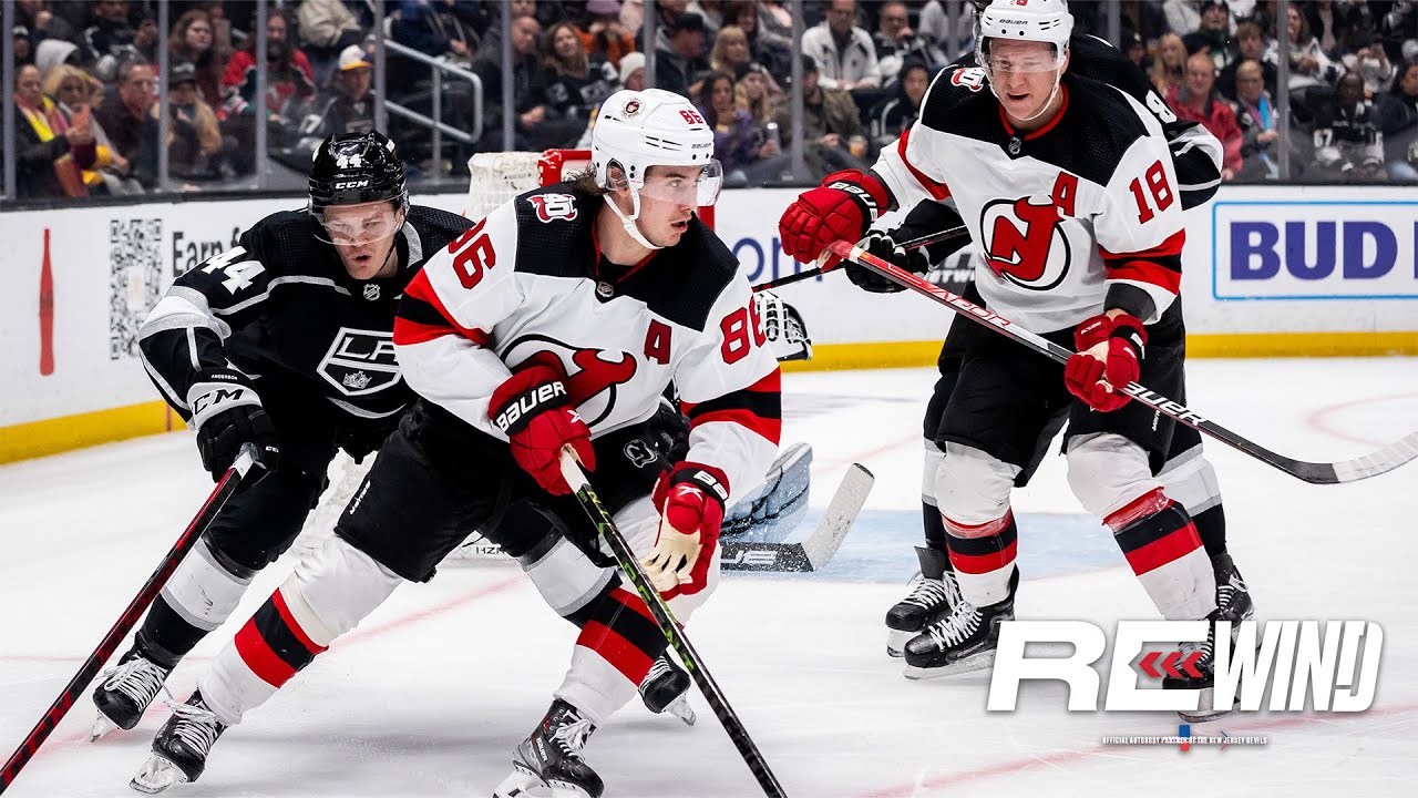 Photo: New Jersey Devils play the Los Angeles Kings during game 1