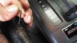 👊 Shift knob Removal & install 4l60e Camaro 1993-2002 fbody
