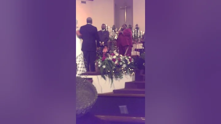 Clyde Cumberland and christie Jefferies wedding
