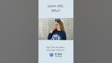 WHO in ASL // Sign Tribe Academy