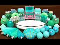 MINT Slime ! Mixing Random into GLOSSY Slime ! Satisfying Slime Video #271