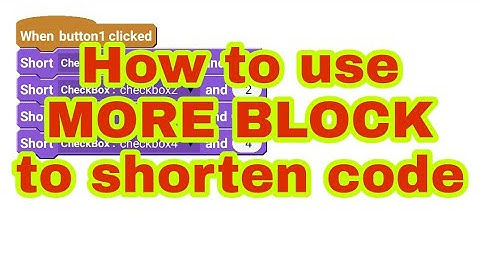 Shorten code using 